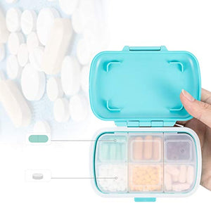Weekly Pill Organizer,Moisture Proof Pill Box Case for Travel 7 Days,BPA-Free and Food-Grade To Hold Vitamins, Fish Oil, Supplements and Medication(Set Of 2): Health & Personal Care