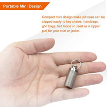 Portable Titanium Waterproof Pill Box