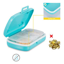 Weekly Pill Organizer,Moisture Proof Pill Box Case for Travel 7 Days,BPA-Free and Food-Grade To Hold Vitamins, Fish Oil, Supplements and Medication(Set Of 2): Health & Personal Care